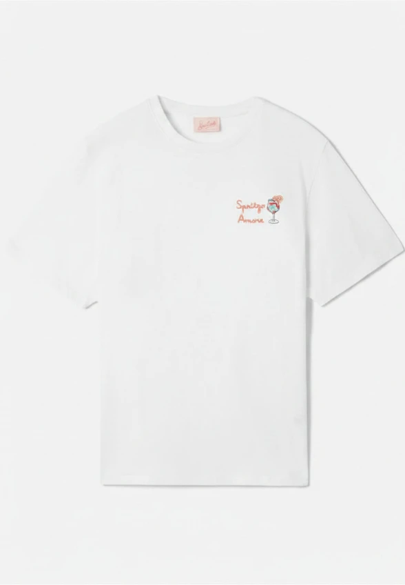 T-SHIRT EMILIE SPRITZO AMORE BIAŁY