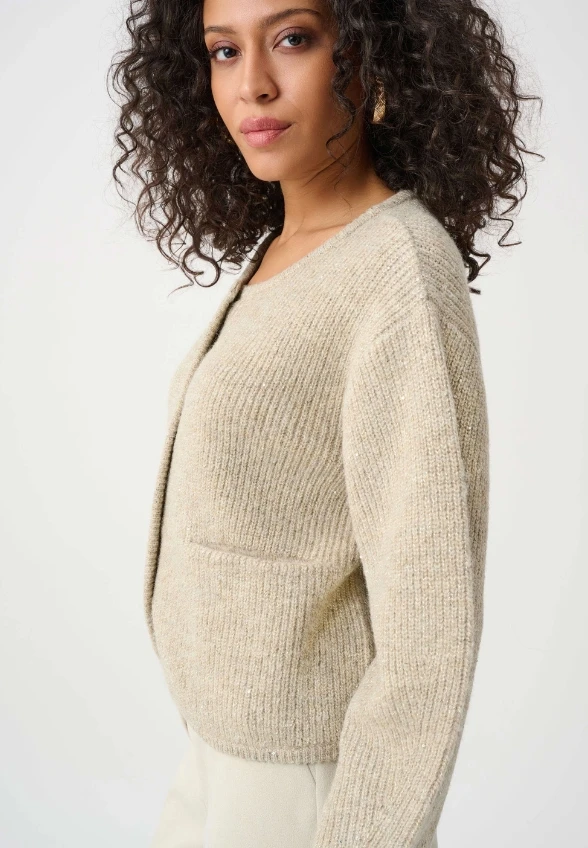 SWETER Z CEKINAMI OWSIANY