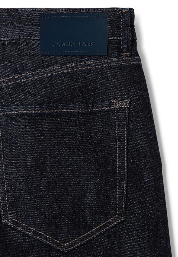 SPODNIE JEANSOWE ELIN O-SHAPE CIEMNY GRANAT