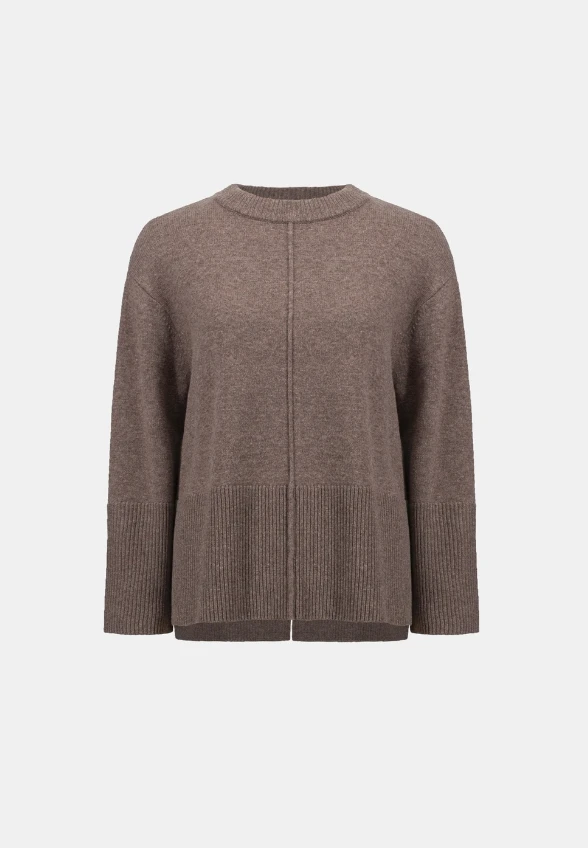 SWETER WEŁNIANY MOCHA