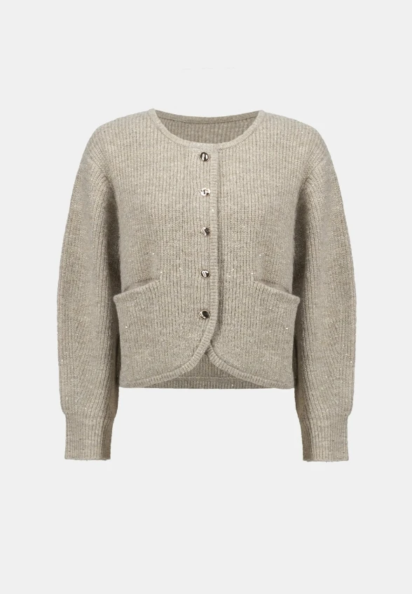 SWETER Z CEKINAMI OWSIANY
