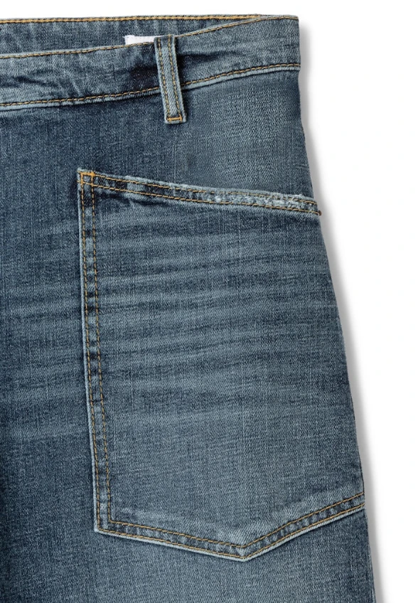 SPODNIE JEANSOWE OCEAN O-SHAPE NIEBIESKIE
