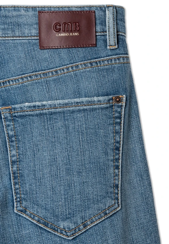 SPODNIE JEANSOWE ELLI O-SHAPE NIEBIESKIE