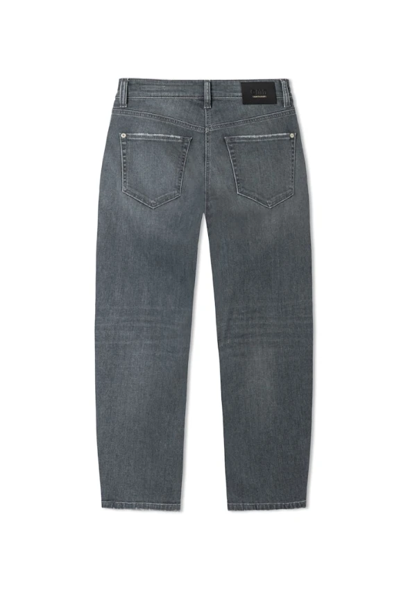SPODNIE JEANSOWE ELLI O-SHAPE SZARE