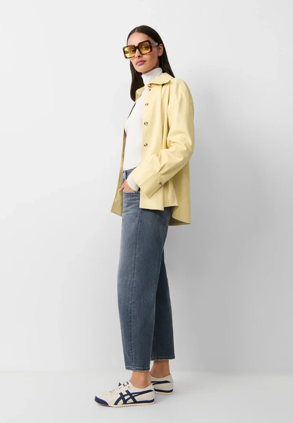 SPODNIE JEANSOWE ELLI O-SHAPE SZARE