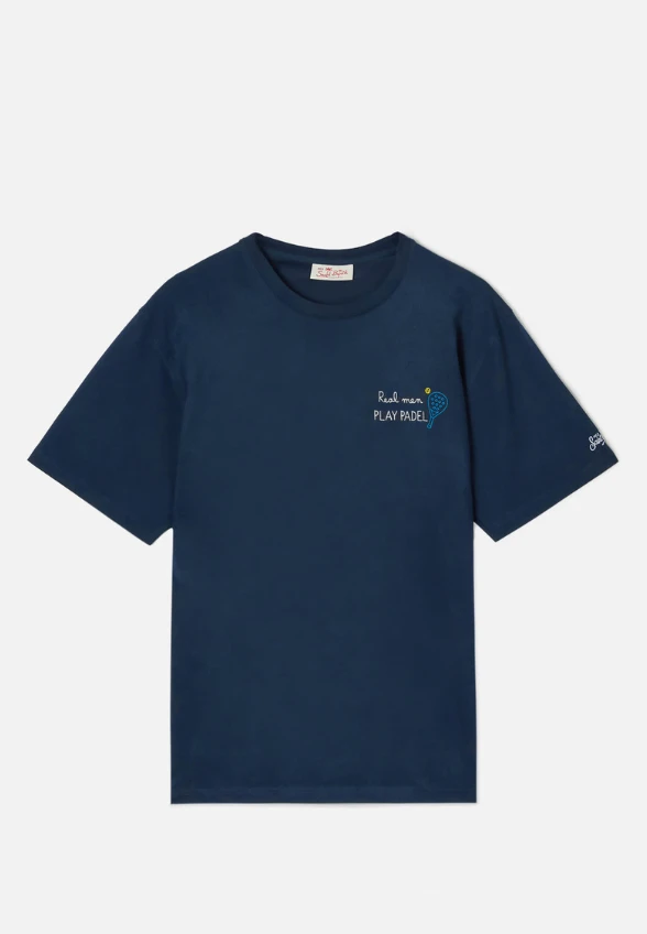 T-SHIRT MĘSKI PORTOFINO GRANATOWY