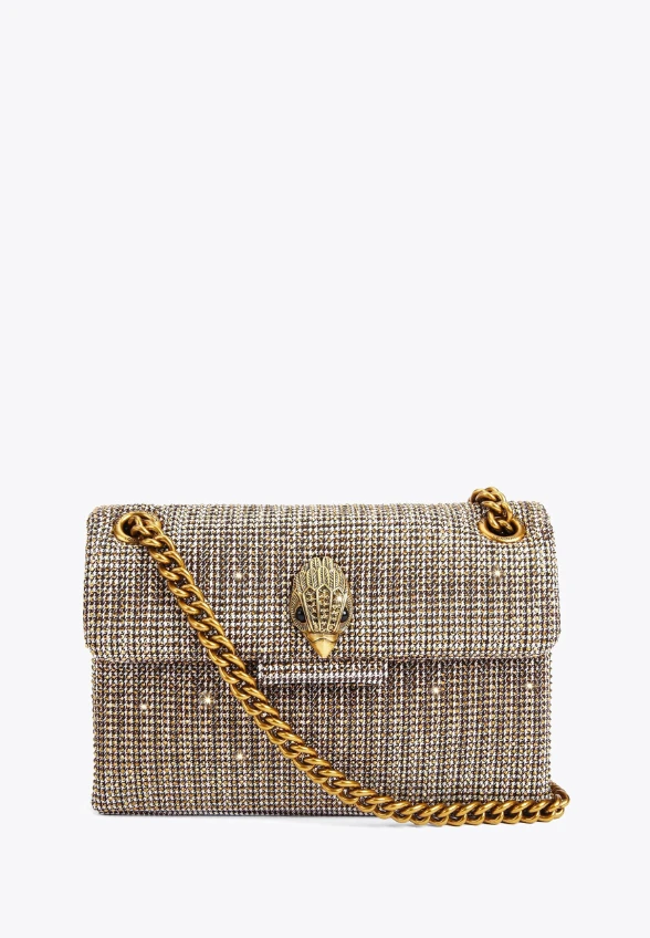 TOREBKA MINI KENSINGTON W PEPITKĘ BEŻOWA