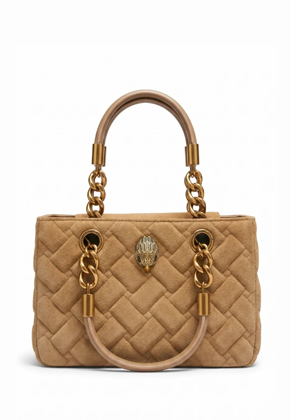TORBA ZAMSZOWA KENSINGTON KARMELOWY BRĄZ