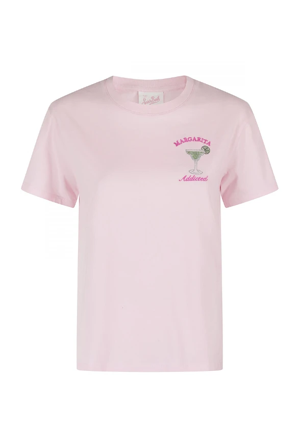 T-SHIRT EMILIE GIN TONIC ADDICTED DELIKATNY RÓŻ