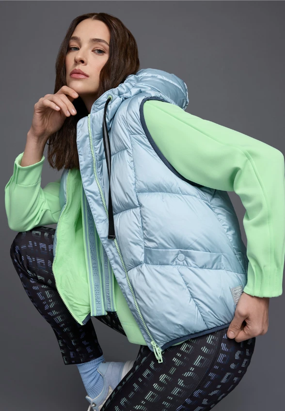 BLUZA Z KAPTUREM LIMONKOWA ZIELEŃ
