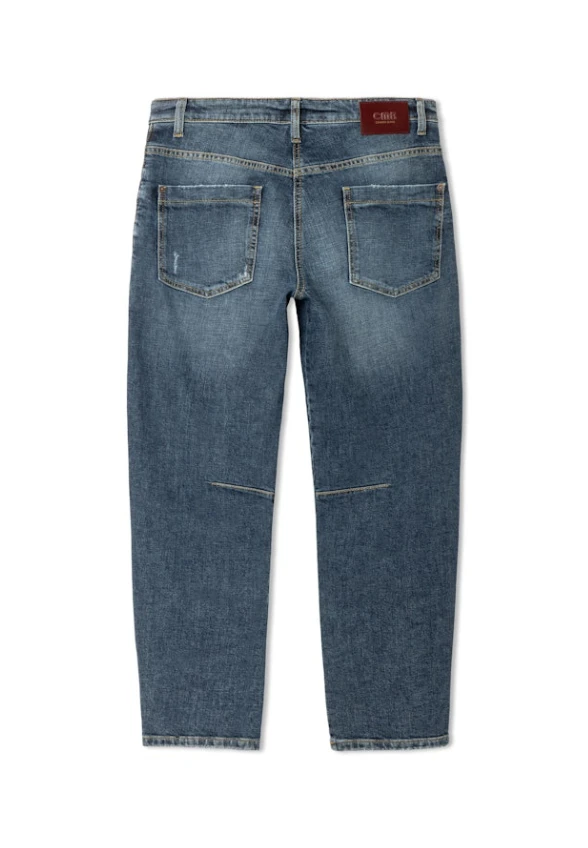 SPODNIE JEANSOWE OCEAN O-SHAPE NIEBIESKIE
