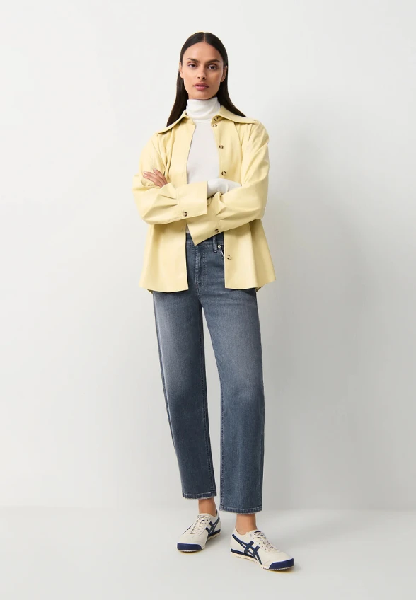 SPODNIE JEANSOWE ELLI O-SHAPE SZARE