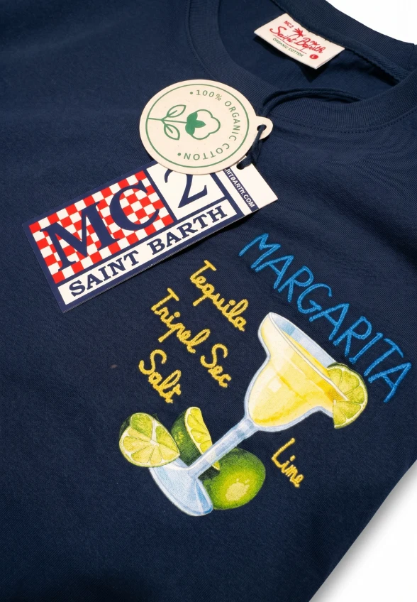 T-SHIRT MĘSKI MARGARITA GRANATOWY