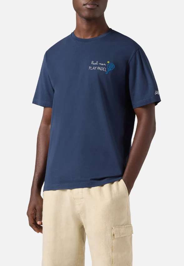 T-SHIRT MĘSKI PORTOFINO GRANATOWY