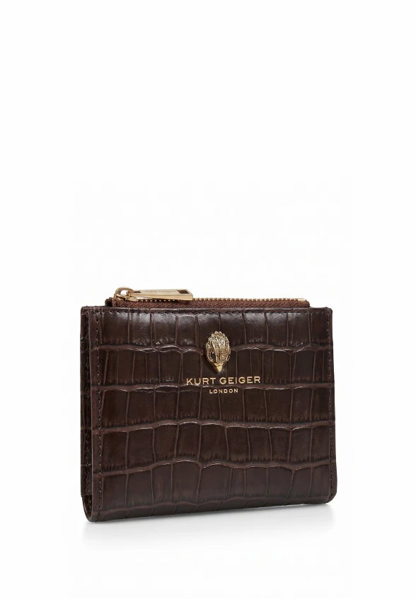 PORTFEL MINI PURSE BRĄZOWY