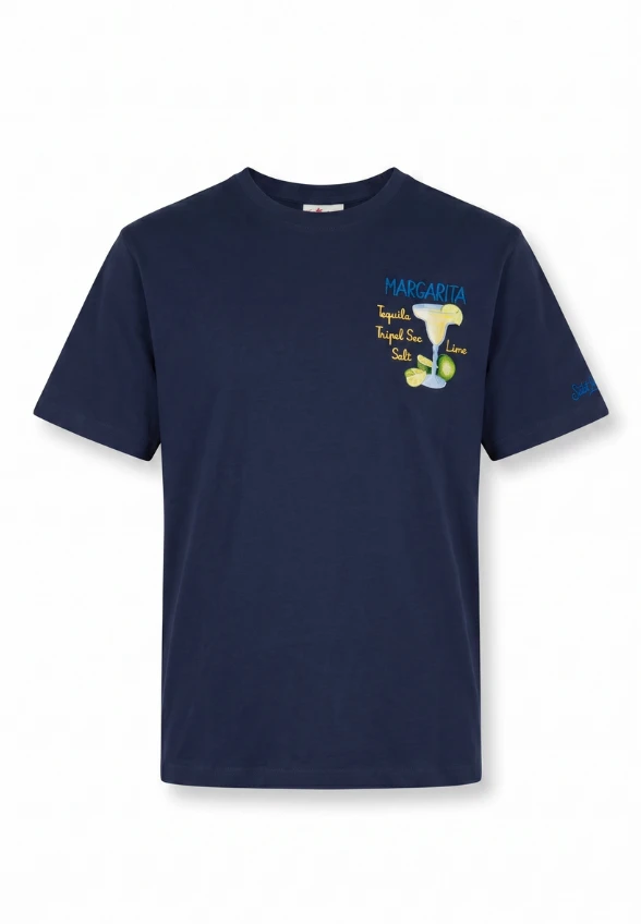T-SHIRT MĘSKI MARGARITA GRANATOWY