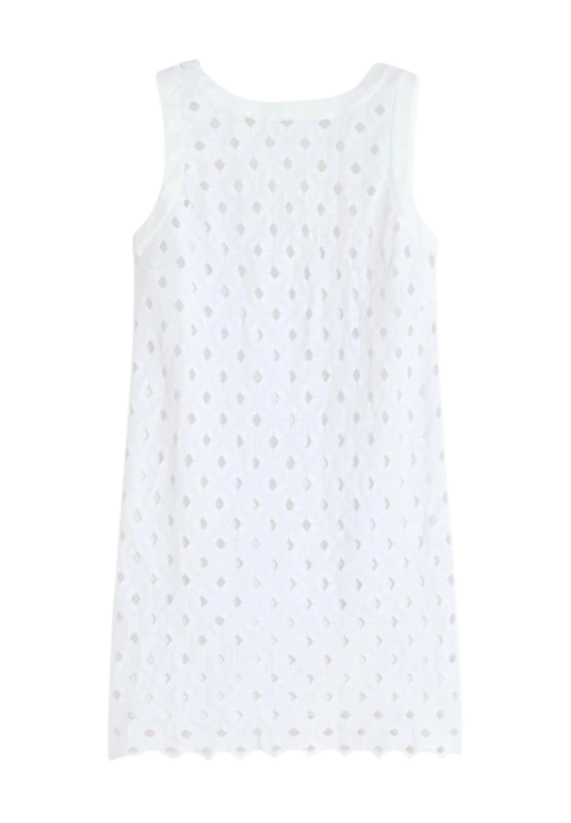 SUKIENKA MAKRAMOWA BIAŁA