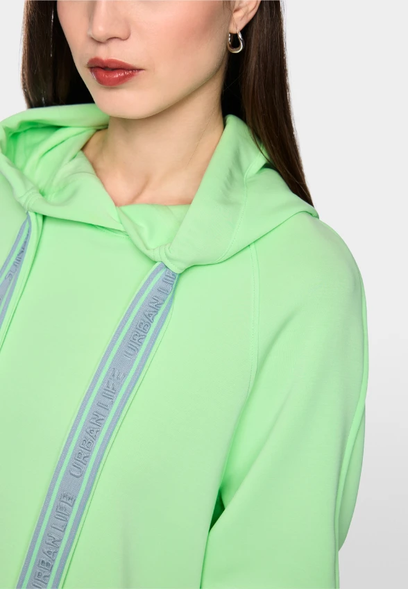 BLUZA Z KAPTUREM LIMONKOWA ZIELEŃ