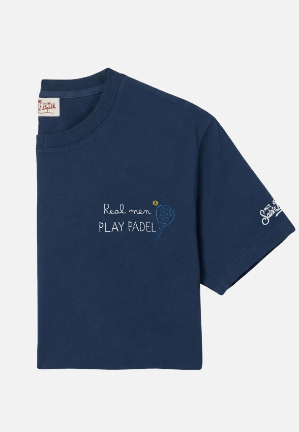 T-SHIRT MĘSKI PORTOFINO GRANATOWY