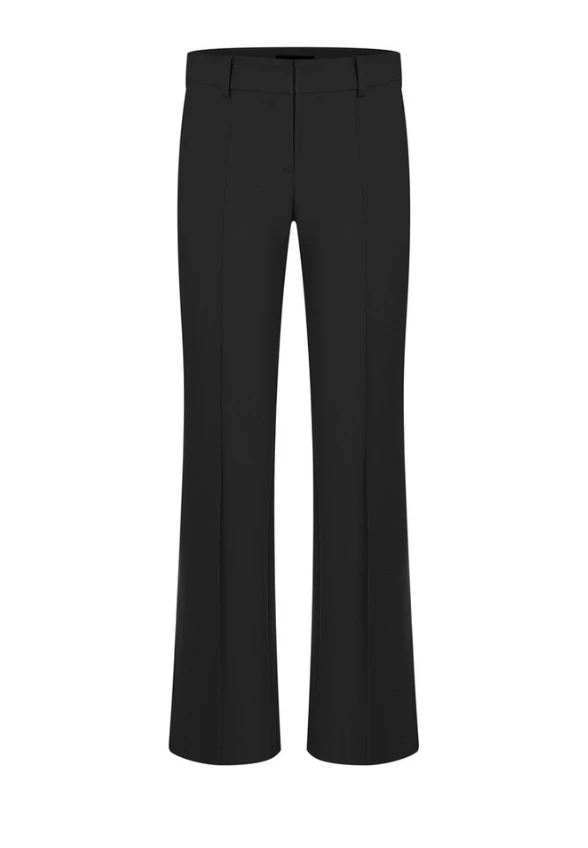 SPODNIE FARAH FLARED-FIT CZARNE