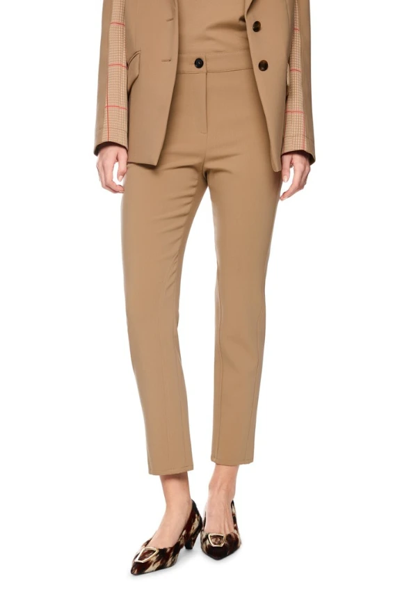SPODNIE SILEA SLIM-FIT BEŻOWE