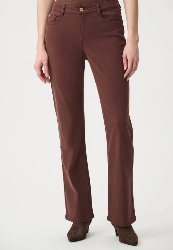 SPODNIE JEANSOWE TYPU BOOTCUT BROOKE BRĄZOWE