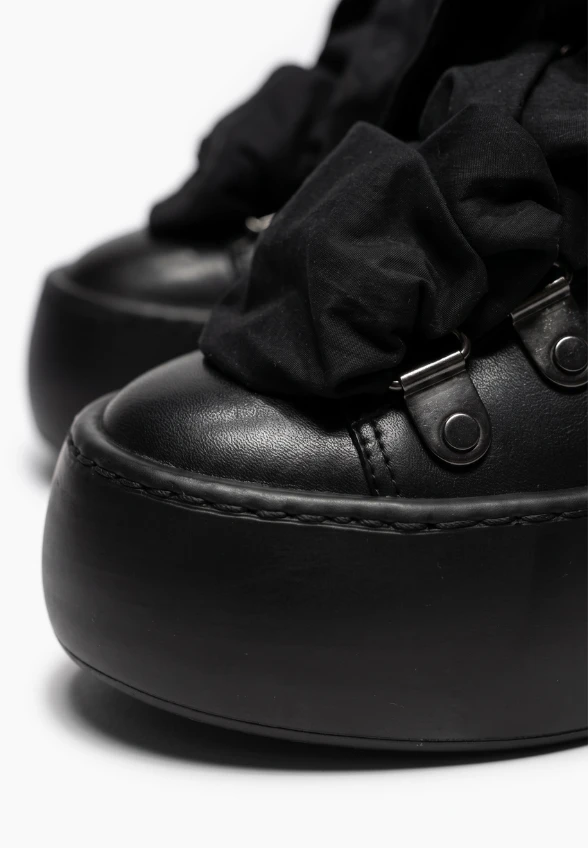 SNEAKERSY SKORZANE VIBE CZARNE
