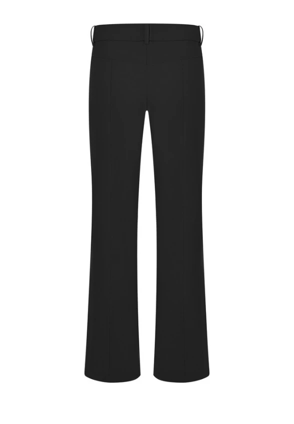 SPODNIE FARAH FLARED-FIT CZARNE