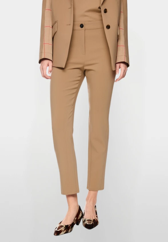 SPODNIE SILEA SLIM-FIT BEŻOWE