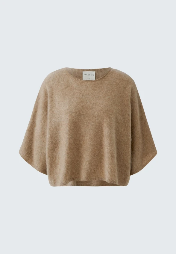 SWETER KASZMIROWY BEŻOWY