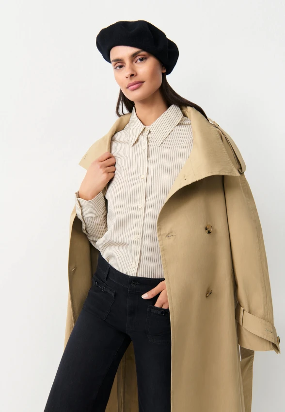 SPODNIE JEANSOWE ADA WIDE-FIT CZARNE