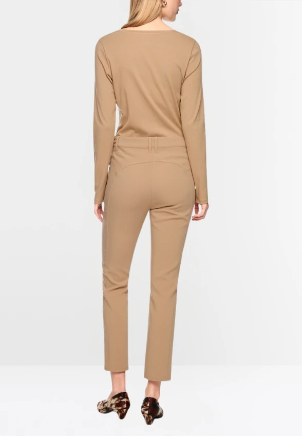 SPODNIE SILEA SLIM-FIT BEŻOWE