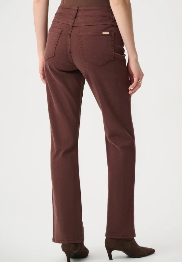 SPODNIE JEANSOWE TYPU BOOTCUT BROOKE BRĄZOWE