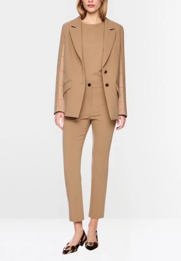 SPODNIE SILEA SLIM-FIT BEŻOWE