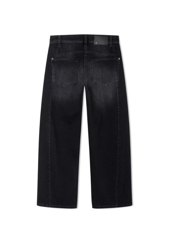 SPODNIE JEANSOWE ORLA WIDE-FIT CZARNE