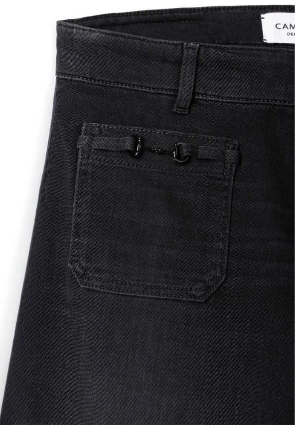 SPODNIE JEANSOWE ADA WIDE-FIT CZARNE