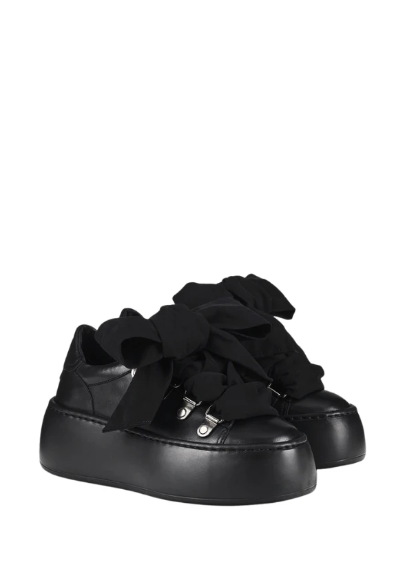 SNEAKERSY SKORZANE VIBE CZARNE