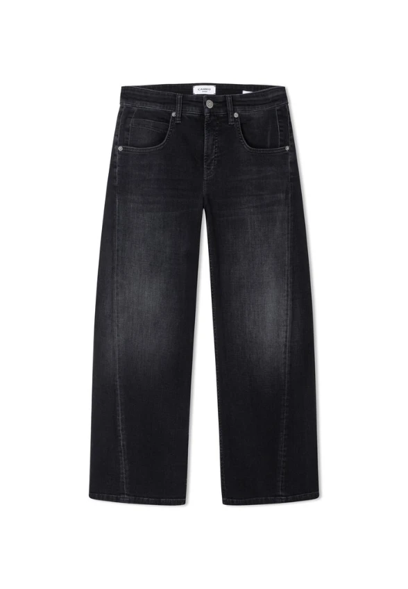 SPODNIE JEANSOWE ORLA WIDE-FIT CZARNE