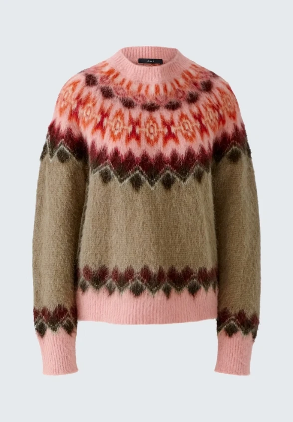 SWETER Z DODATKEIM ALPAKI MULTI