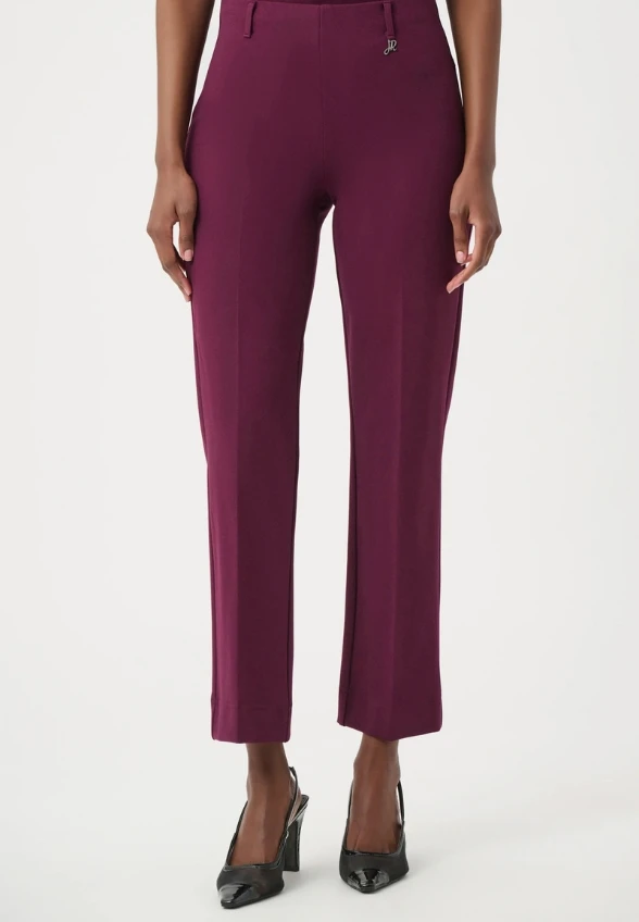 SPODNIE PROSTE TYPU PULL-ON BURGUNDOWE