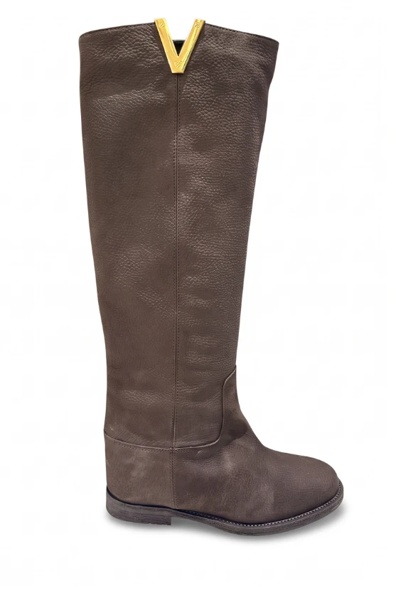 KOZAKI SKÓRZANE DESIRE TAUPE