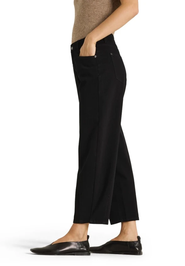 SPODNIE JEANSOWE ELIN O-SHAPE CZARNE