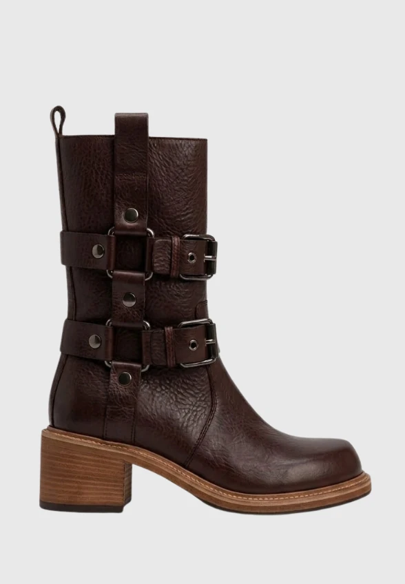 BOTKI SKÓRZANE ZOE LOWBOOT MOKKA