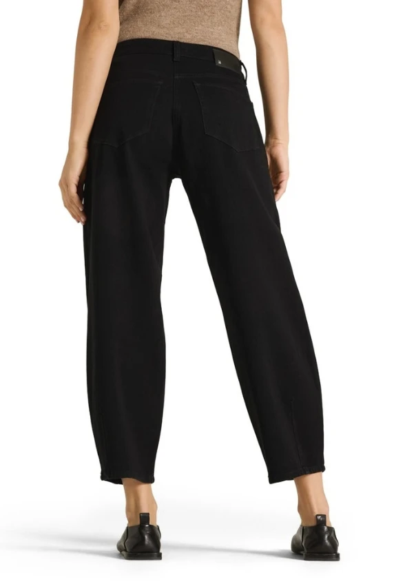 SPODNIE JEANSOWE ELIN O-SHAPE CZARNE