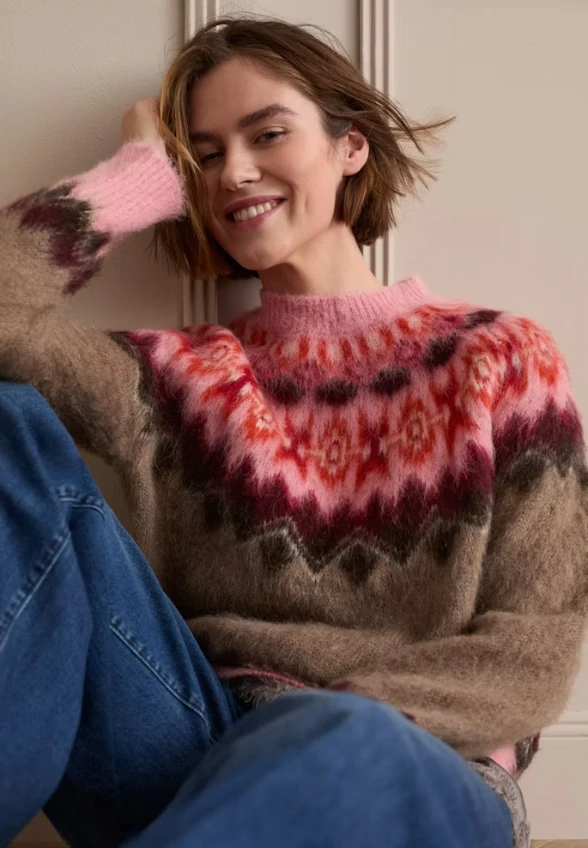SWETER Z DODATKEIM ALPAKI MULTI