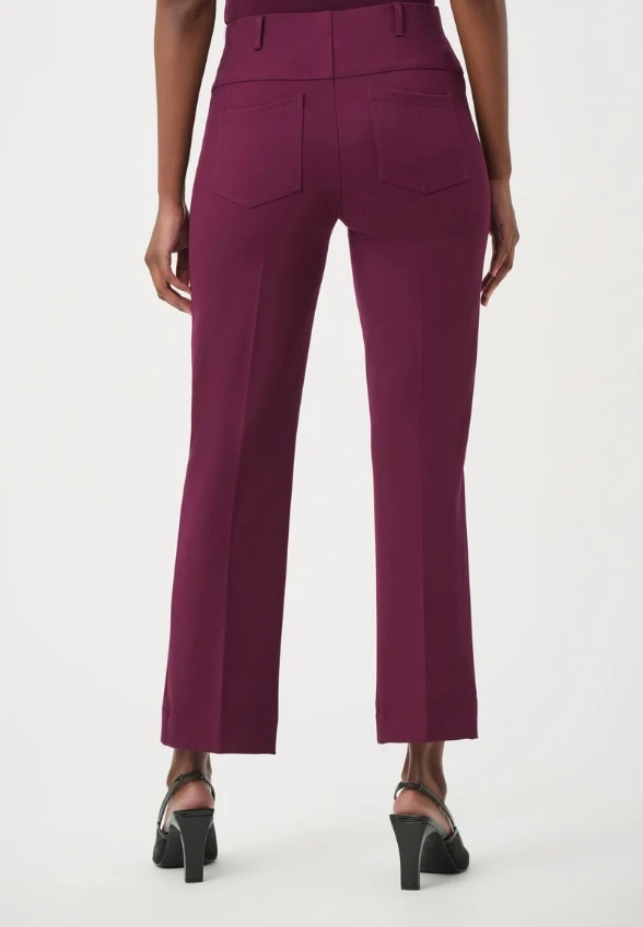SPODNIE PROSTE TYPU PULL-ON BURGUNDOWE