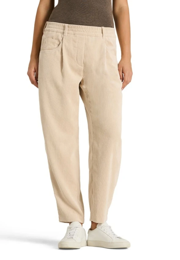 SPODNIE ORCHID FIVE POCKET KREMOWE