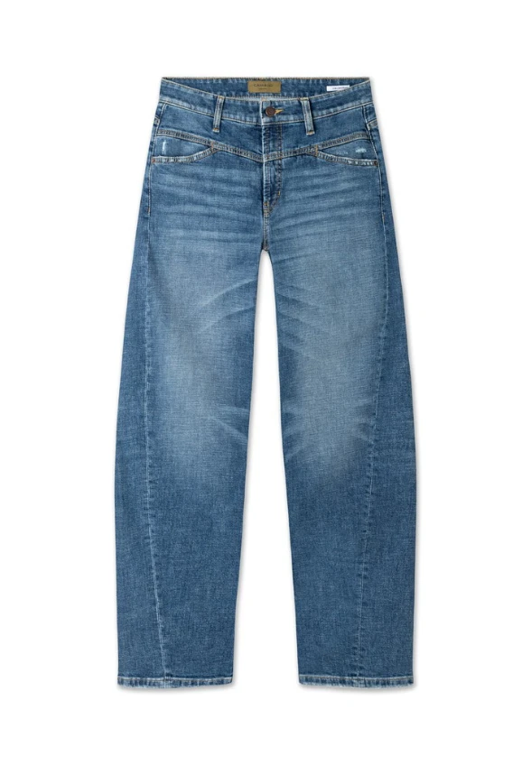 SPODNIE JEANSOWE ORNELLA TWISTED NIEBIESKIE