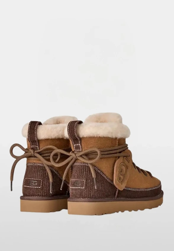 BOTKI CLASSIC HERITAGE LACE-UP KARMELOWE
