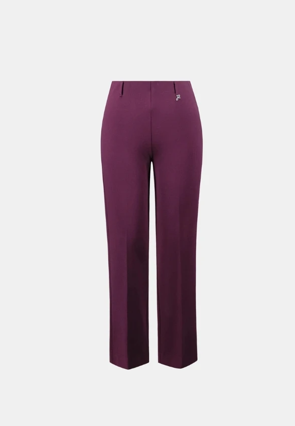 SPODNIE PROSTE TYPU PULL-ON BURGUNDOWE